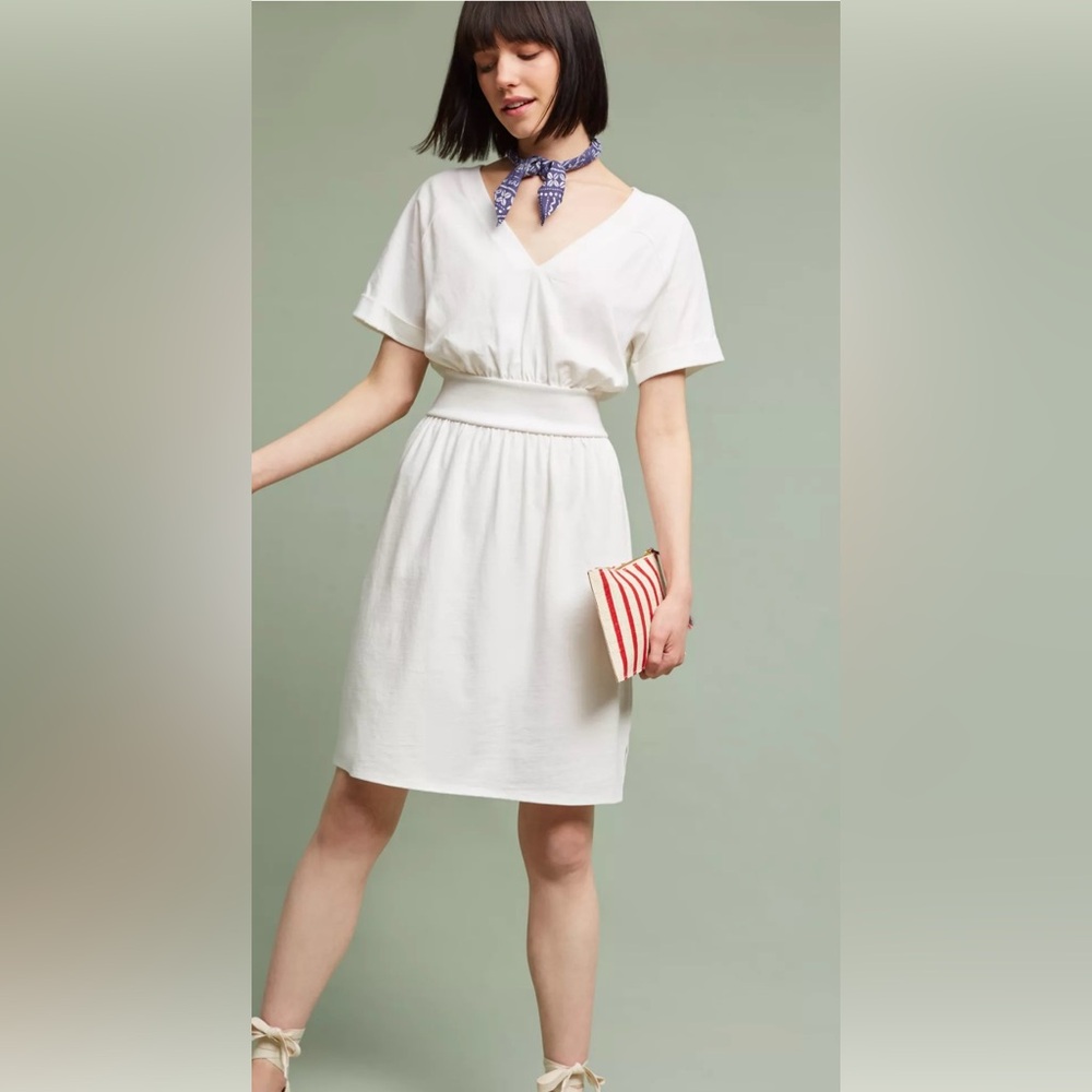 Anthropologie Akimi & Kin Cotton Dress M NWT - Picture 1 of 15